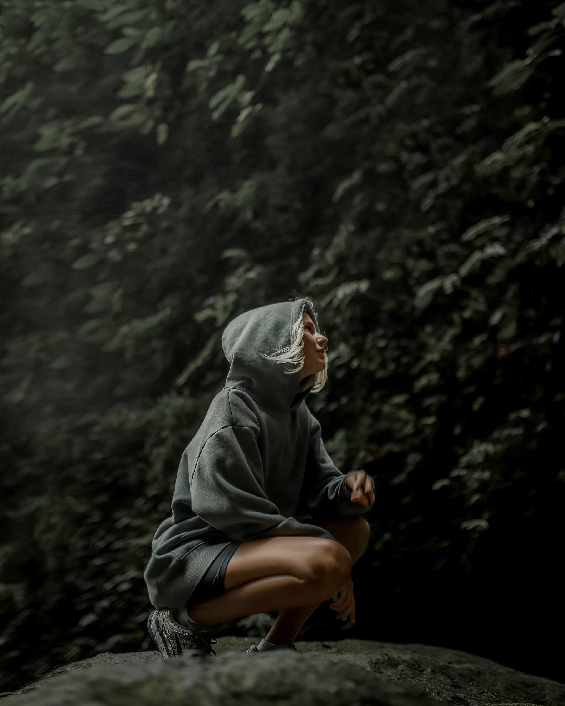 H&M Green Flee Hoodie