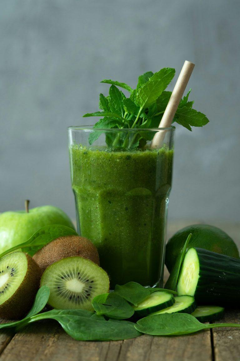 Green Machine Smoothie, not for taste but health.